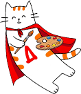 Котик с красками